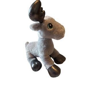 Build A Bear Gray Gust Moose 2018 Soft Reindeer Stuffed Animal Plush Toy 12"